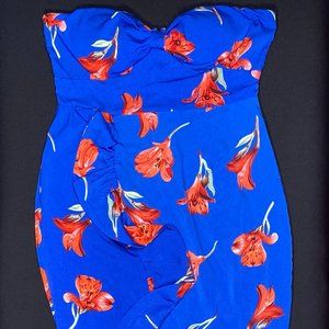 Fashion Nova Blue Maxi Dress